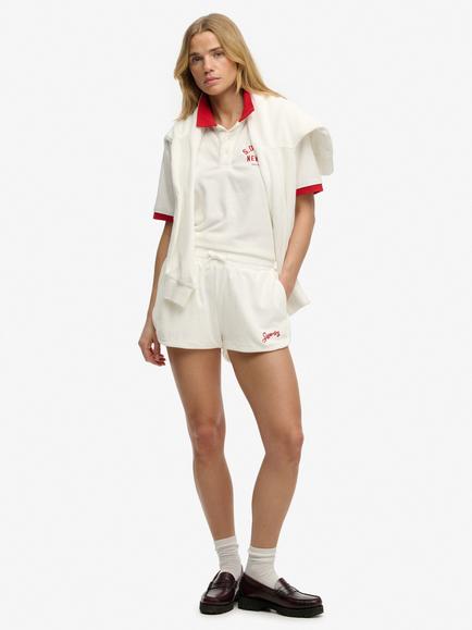 Superdry Heritage Terry Shorts, Cream, Cream