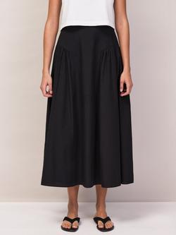 Ro&Zo Petite Gathered Skirt, Black - view 2, Black