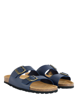 V.GAN Vegan Mango Comfort Footbed Sandals - view 2, Navy