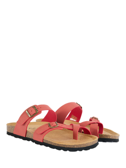 V.GAN Vegan Garlic Footbed Sandals - view 2, Apricot