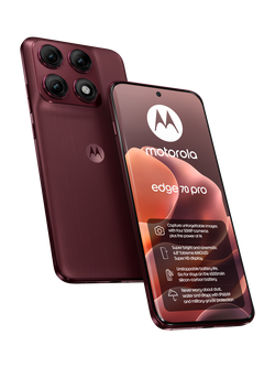 Motorola Edge 70 Pro Smartphone, Android, 12GB RAM, 6.78”, 5G, Sim Free, 512GB, Zinfandel