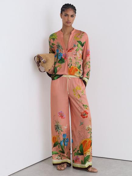 Reiss Milos Trousers, Pink, Pink