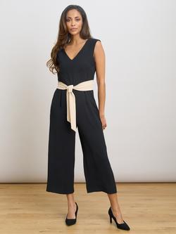 Gina Bacconi Codie Sleeveless Jumpsuit, Black, Black