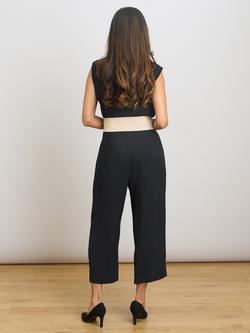 Gina Bacconi Codie Sleeveless Jumpsuit, Black - view 2, Black