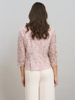 Gina Bacconi Swirl Lace Top, Shell - view 2, Shell