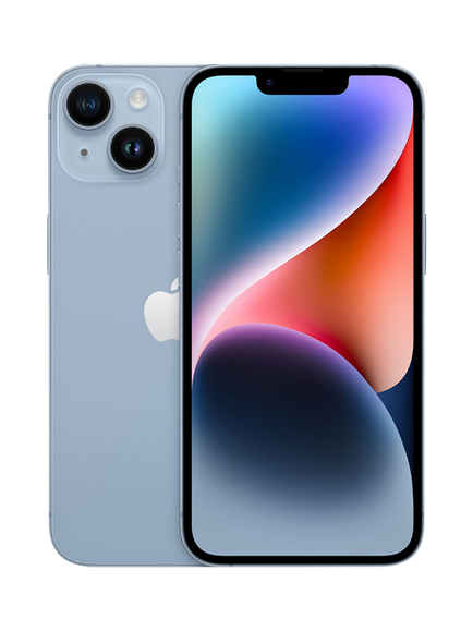REFURBISHED Apple iPhone 14, iOS, 6.1", 5G, SIM Free, 256GB, Excellent, Blue
