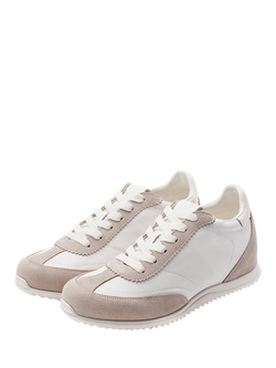 Moda in Pelle Akalia Lace Up Trainers, White - view 2, White