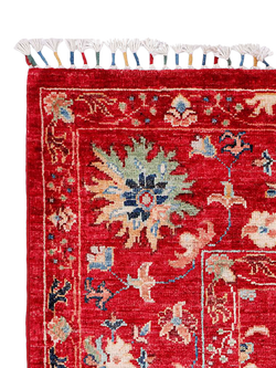 Gooch Luxury Sultani Regal Hand Knotted Pure Wool Rug - view 2, Red