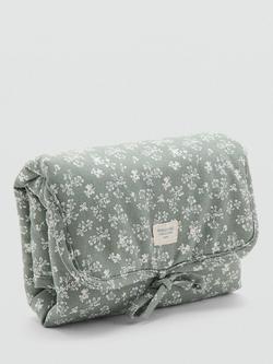 Mango Baby Floral Changing Mat, Green - view 2, Green