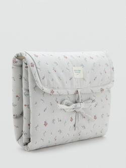 Mango Baby Floral Changing Mat, Grey - view 2, Grey