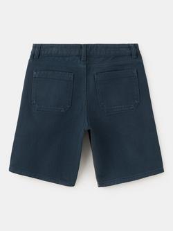 Mango Kids' 5 Pocket Knee Length Shorts, Navy - view 2, Navy
