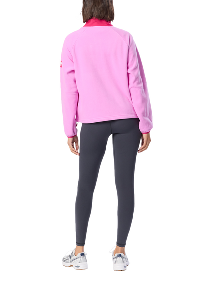 Gym+Coffee Snap Polar Fleece - view 2, Neon Pink