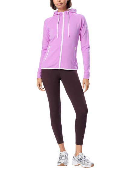 Gym+Coffee Chill Zip Hoodie, Neon Pink