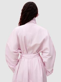 Mango Belted Midi Trench Coat, Pink - view 2, Pink