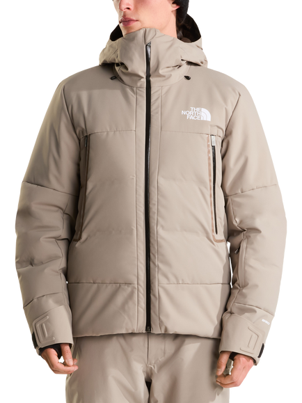 The North Face Men's Cirque Waterproof Hooded Down Ski Jacket, Stone Slab, Stone Slab
