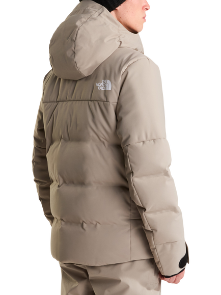 The North Face Men's Cirque Waterproof Hooded Down Ski Jacket, Stone Slab - view 2, Stone Slab