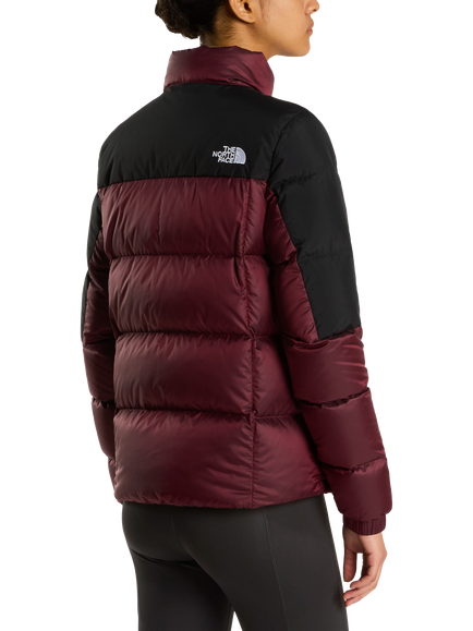 The North Face Women's Diablo Down 2.0 Hooded Jacket, Burg Heather - view 2, Burg Heather-blk