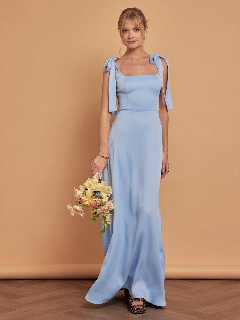 princess polly baby blue dress Claire Sower - Luxury Bespoke Fashion main image 1