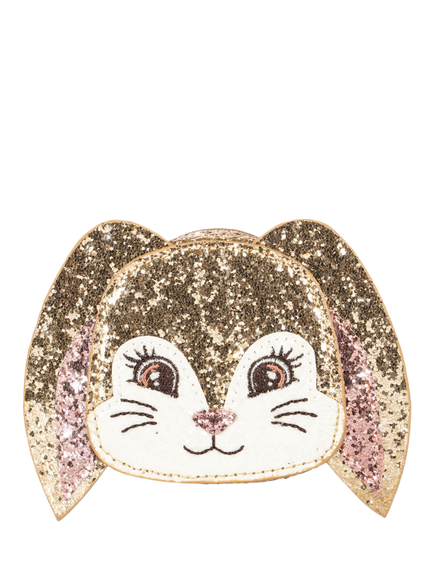 Konges Sløjd Kids' Glitter Bunny Wallet, Gold, Gold