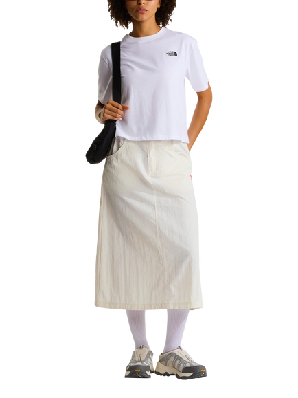 The North Face Evolution Simple Dome Cropped T-Shirt, Tnf White - view 2, Tnf White