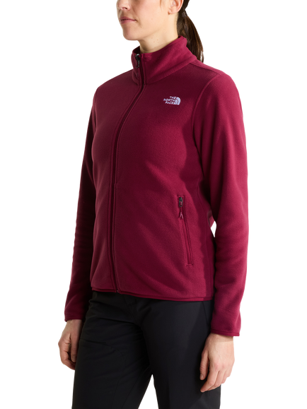 The North Face Glacier Full Zip Fleece, Burgundy Crush, Burgundy Crush