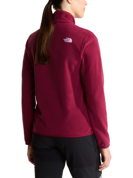 The North Face Glacier Full Zip Fleece, Burgundy Crush - view 2, Burgundy Crush