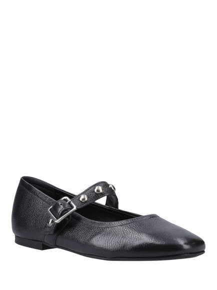 Hush Puppies Charlene Stud Ballerina Pumps, Black - view 2, Black