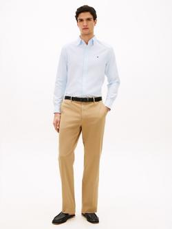 Tommy Hilfiger Flex Dobby Cotton Regular Fit Shirt, Light Blue - view 2, Light Blue
