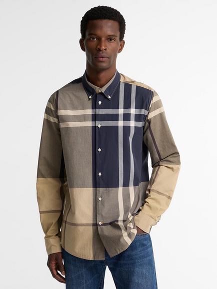 Barbour Oversized Tartan Dunoon Cotton Shirt, Birchwood Tartan, Birchwood Tartan