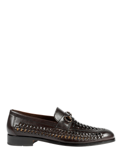 Jones Bootmaker Rylee Leather Loafers, Dark Brown