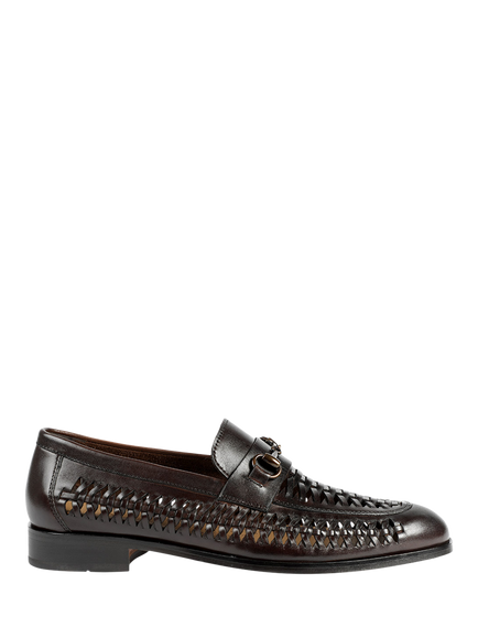 Jones Bootmaker Rylee Leather Loafers, Dark Brown