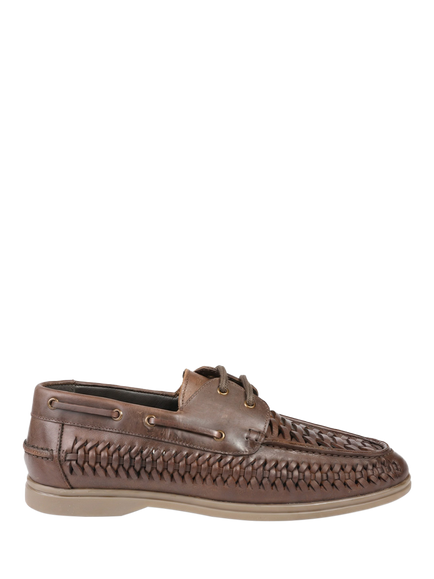 Jones Bootmaker Percey Leather Moccasins, Brown