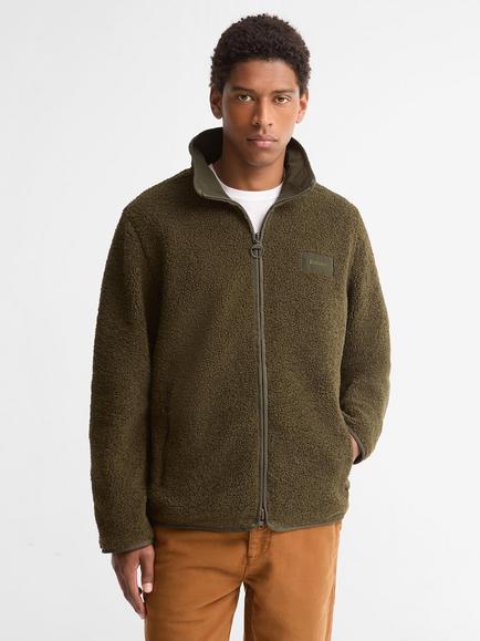 Barbour Reversible Fleece Jacket, Sage, Sage