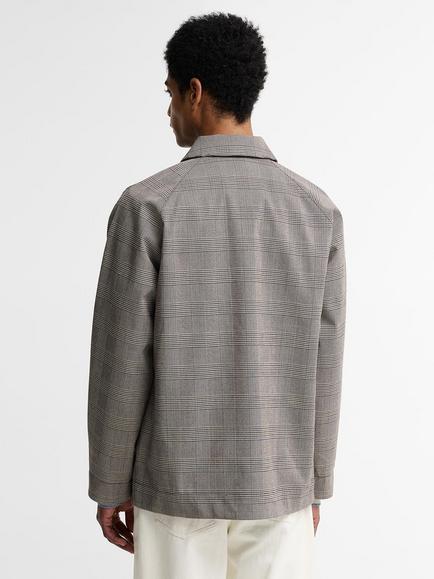 Barbour Lorden Modern Short Showerproof Mac, Prince Of Wales - view 2, Prince Of Wales