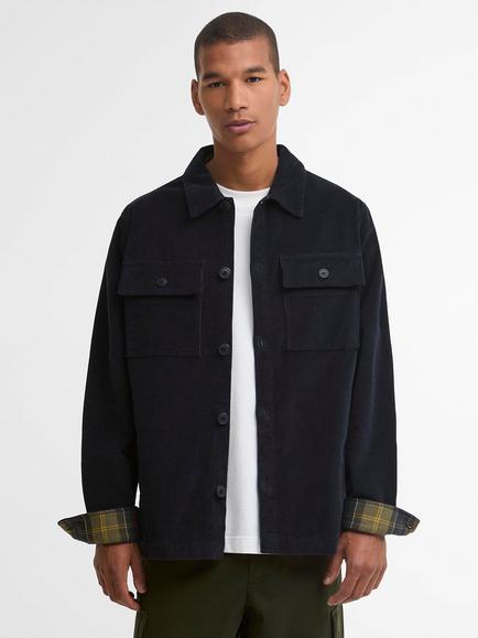 Barbour Corduroy Overshirt, Navy, Navy