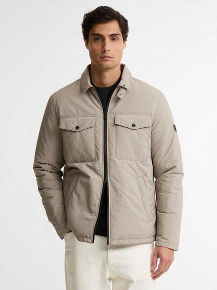Barbour International Distill Quilted Jacket, Concrete, Concrete