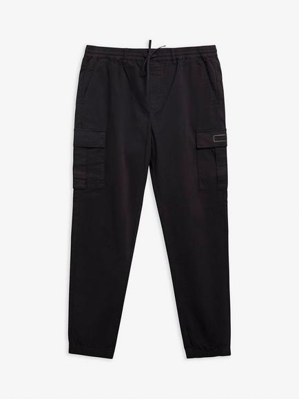 Barbour International Outline Cargo Trousers, Black, Black