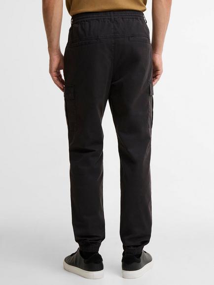 Barbour International Outline Cargo Trousers, Black - view 2, Black
