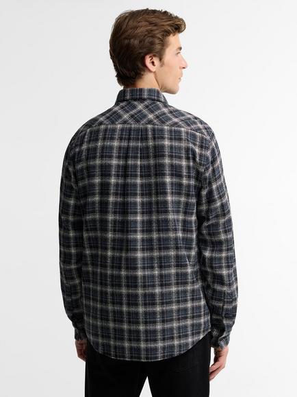 Barbour International Transverse Cotton Shirt, Black - view 2, Black