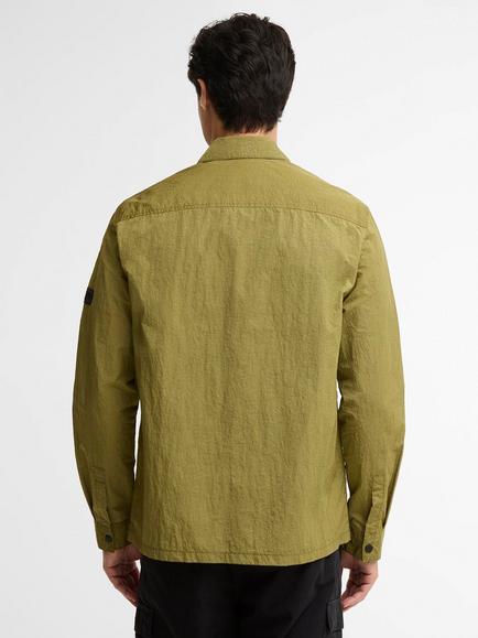 Barbour International Inline Overshirt, Fir Green - view 2, Fir Green