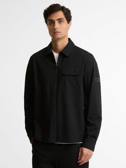 Barbour International Tash Overshirt, Black, Black