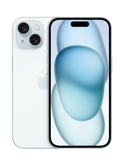 REFURBISHED Apple iPhone 15, iOS, 6.1", 5G, SIM Free, 128GB, Excellent, Blue