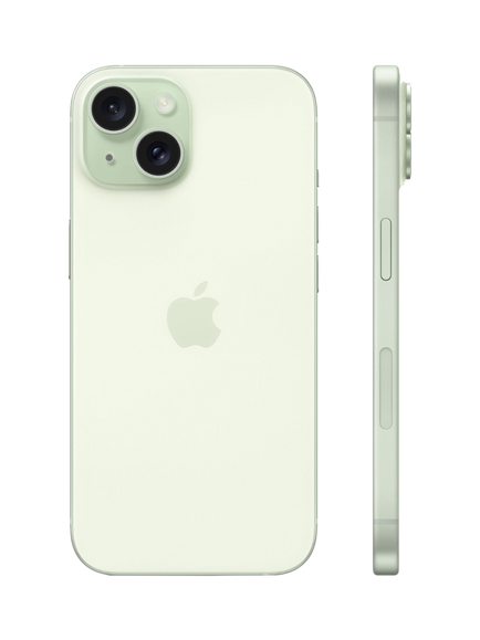 REFURBISHED Apple iPhone 15, iOS, 6.1", 5G, SIM Free, 256GB, Excellent, Green