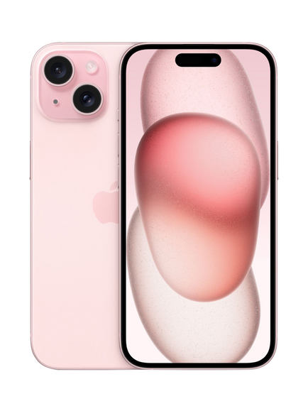 REFURBISHED Apple iPhone 15, iOS, 6.1", 5G, SIM Free, 256GB, Excellent, Pink