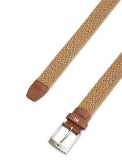 Tommy Hilfiger Elastic Woven Belt, Light Brown - view 2, Light Brown