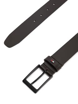 Tommy Hilfiger Layton Leather Belt, Dark Brown - view 2, Dark Brown