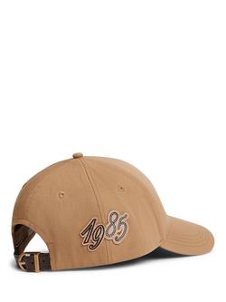 Tommy Hilfiger Logo Patch Cotton Baseball Cap, Light Brown - view 2, Light Brown