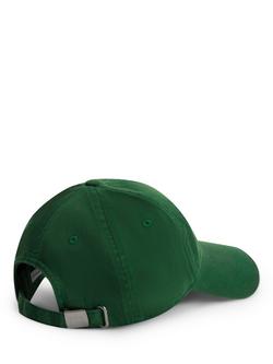 Tommy Hilfiger Flag Embroidery Cotton Baseball Cap, Green - view 2, Green