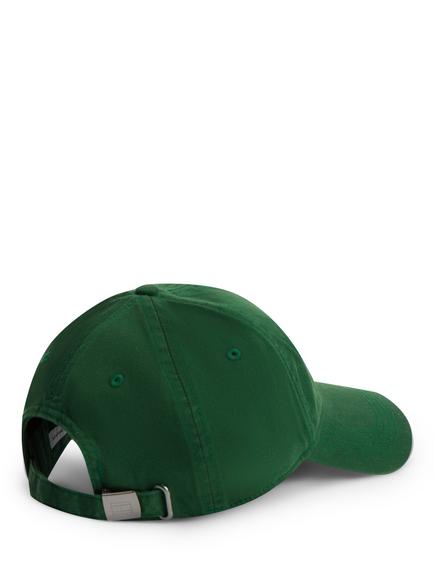 Tommy Hilfiger Flag Embroidery Cotton Baseball Cap, Green - view 2, Green