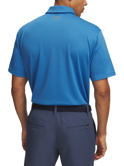 Under Armour Tech Polo Shirt, Blue - view 2, Aegean Blue / / Grap